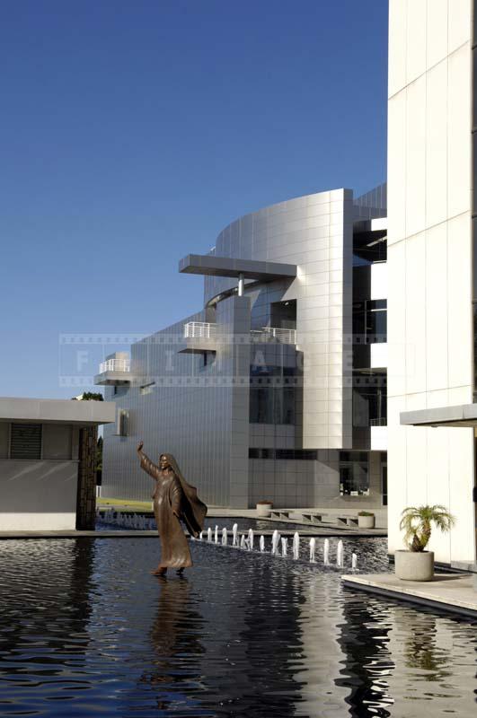 Sculpture of Christ Walking on Water