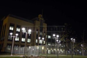 Dreamworks studio at night