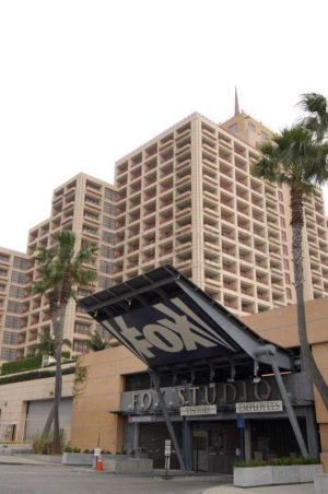 Fox Studio Entrance and hotel