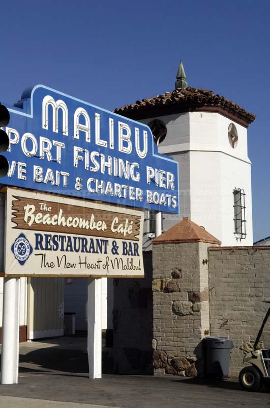 Entrance to Malibu Sport Fishing Pier and Cafe