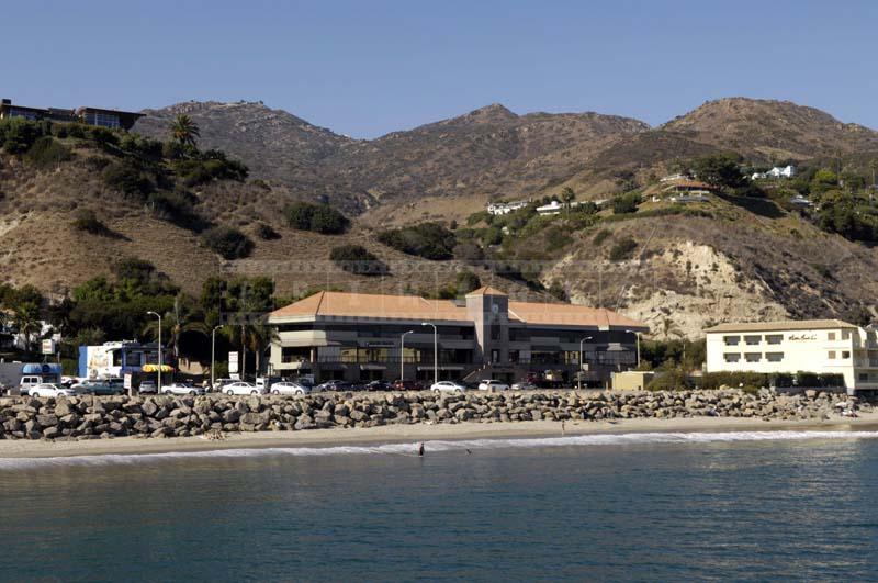 Malibu Parking Near the Beach and Shopping Plaza and Inn