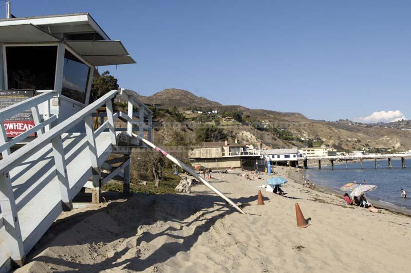 Lifeguard's hut observing the beach