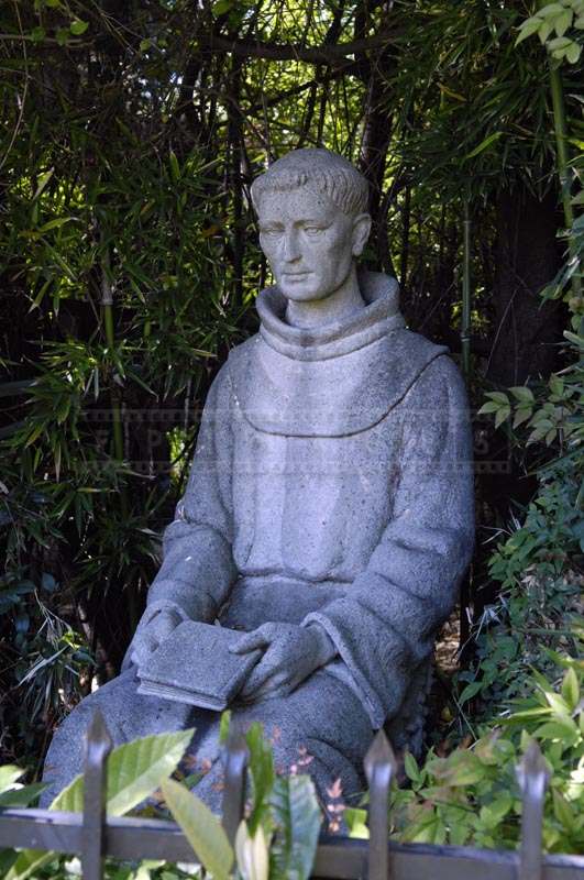 Fray Fermin Francisco de Lasuen sculpture, San Fernando California