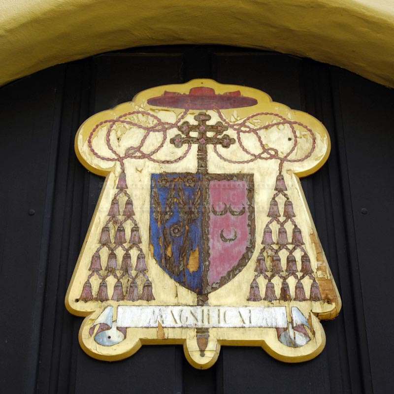 Photo of Old Crest of Mission San Fernando Rey de España