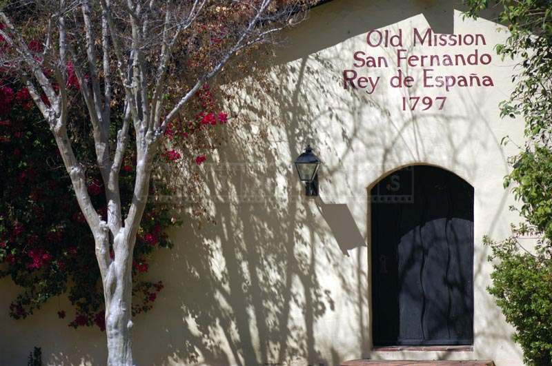 Entrance of Old Mission San Fernando Rey de Espana