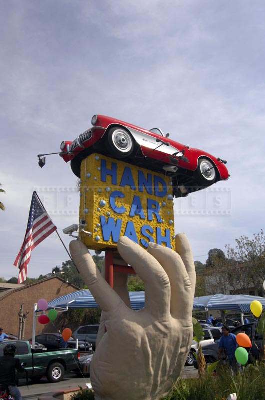 Roadside Sculpture at Hand Car Wash