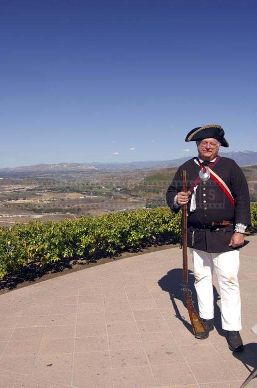 The Artist in Old Soldier Uniform at Reagan Library