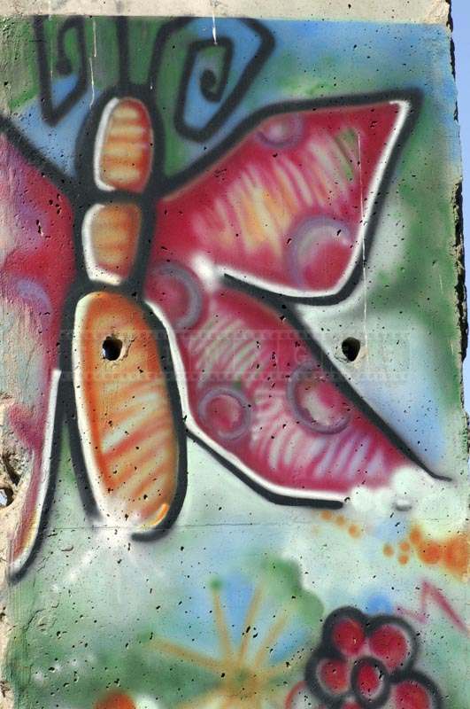 Close-up Picture of the Berlin Wall