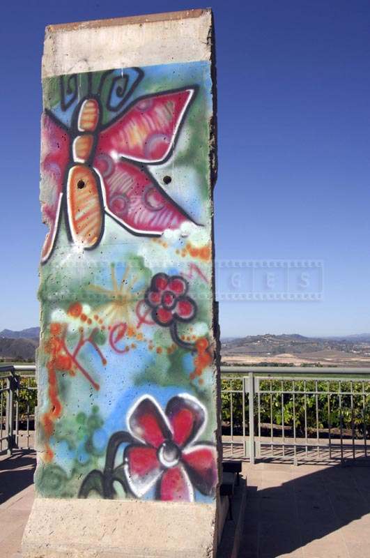 Photo of Berlin Wall at Ronald Reagan Presidential Library