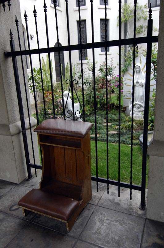 Statue of Mother Mary Seen from the Grills