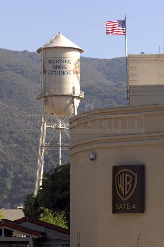 A US Flag at the Studio Water Tower