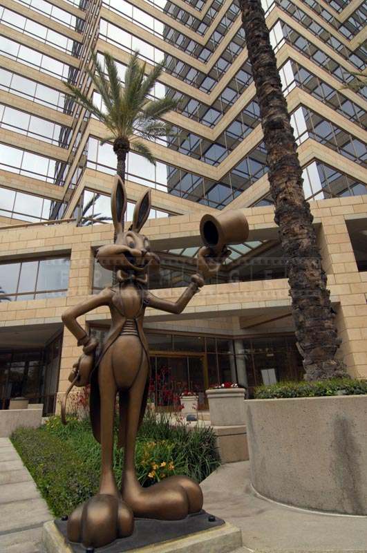 Bugs Bunny Cartoon Statue at Studio