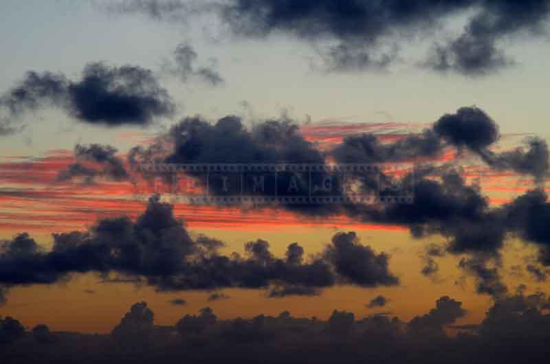 Beautiful skies, beach photo