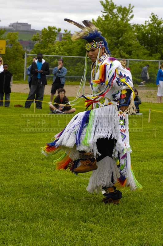 Mi'kmaq performing grass dance