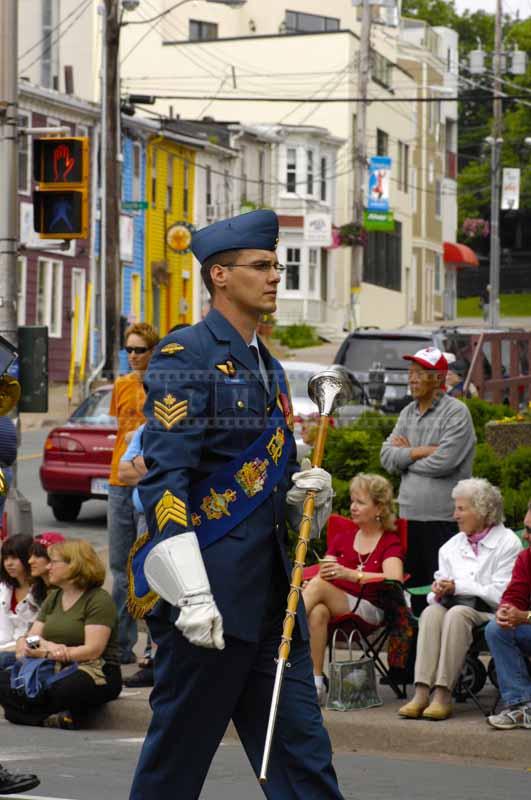 Bandmaster leads the band