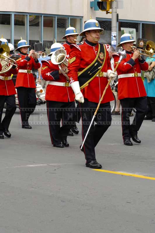 Marching band of Canadian army