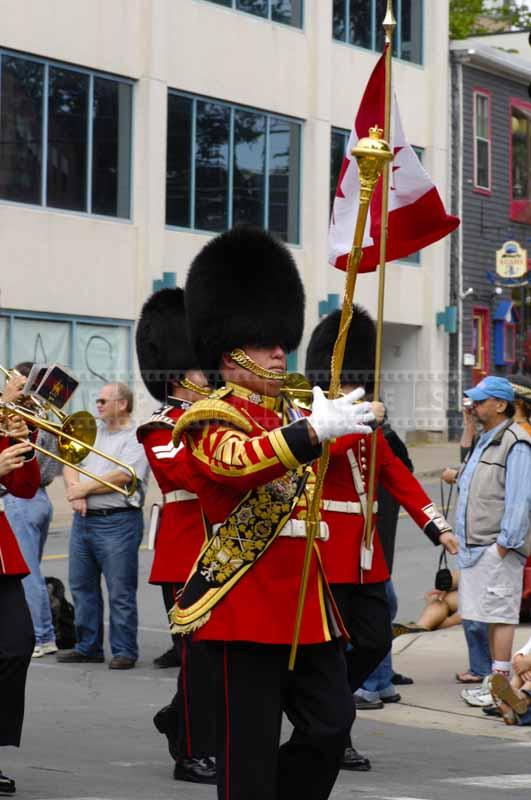 Bandmaster marching