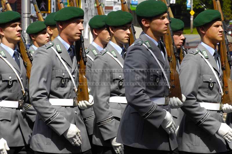 German soldiers at the tattoo parade