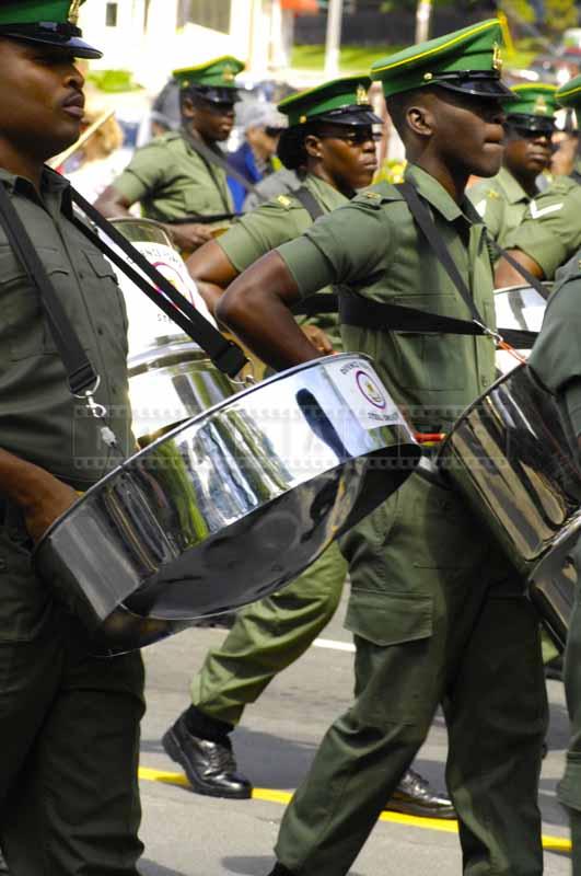 Trinidad & Tobago defense forces steel orchestra