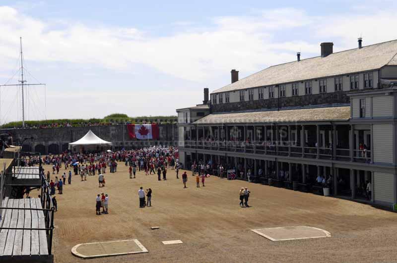 View at the yard from Citadel walls