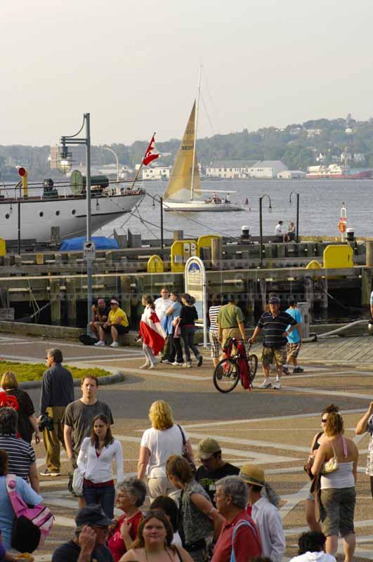 Halifax waterfront on Canada Day