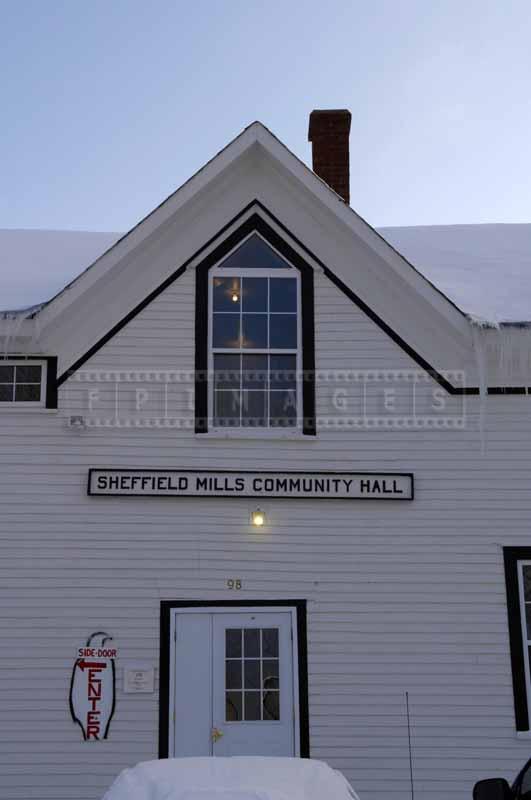 Details of the community hall building