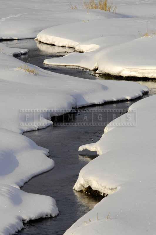 Picturesque brook in Sheffield Mills