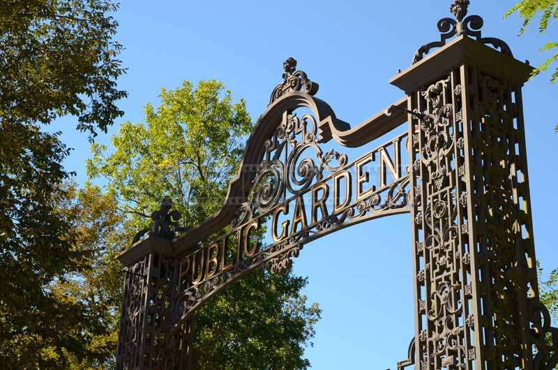 Cast Iron Gate to Public Gardens