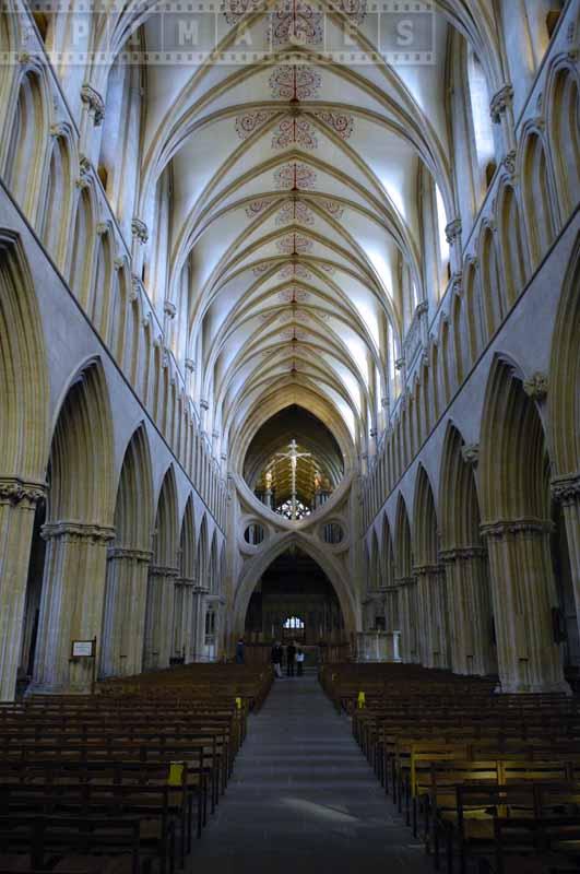 Scissor Arches supporting the tower