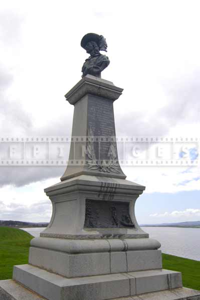 historic monument to French explorer- Pierre du Gua de Monts