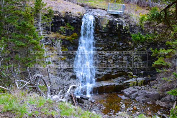 Nova Scotia waterfall picture Bohaker Cove at Delaps Cove hiking trail