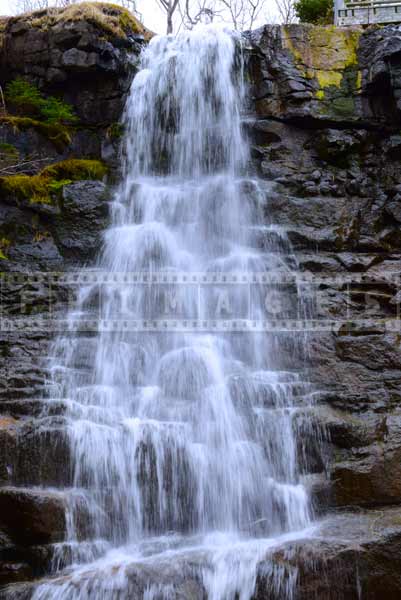 Water images taken with slow shutter speed creat dream-like motion blur