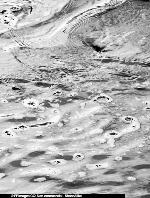 Free image, water ripples closeup picture