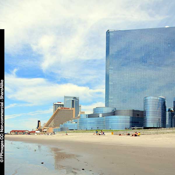 beach view of Revel in AC, travel images free image