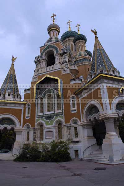 St. Nicholas Russian orthodox cathedral architecture nice france