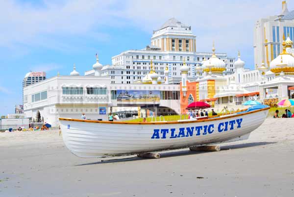 Atlantic City beach lifeboat