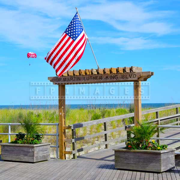 Atlantic city boardwalk beach 