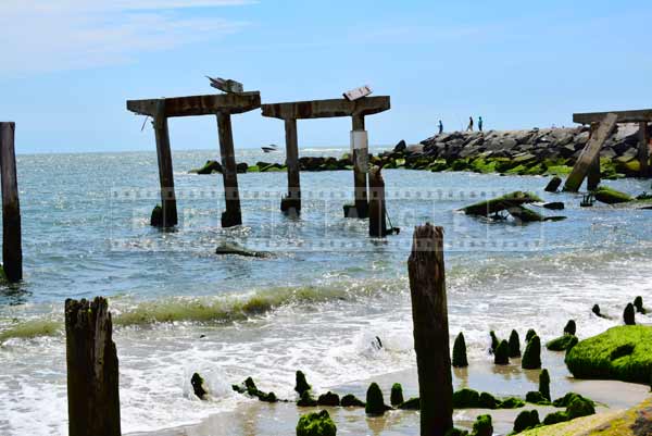 AC boardwalk remnants, urban decay