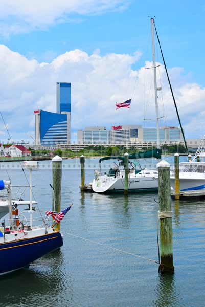 atlantic city cityscapes gardners basin marina