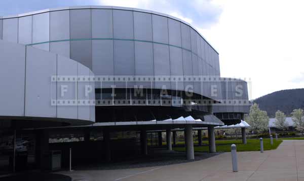 Corning cityscapes - architecture of museum of glass