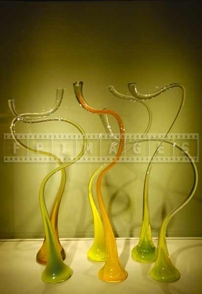 Abstract art glass statue