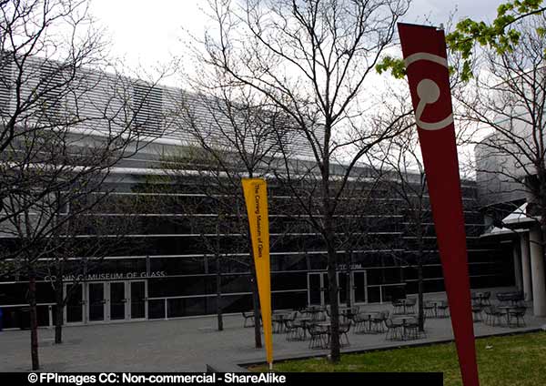 Entrance to Corning Museum of Glass