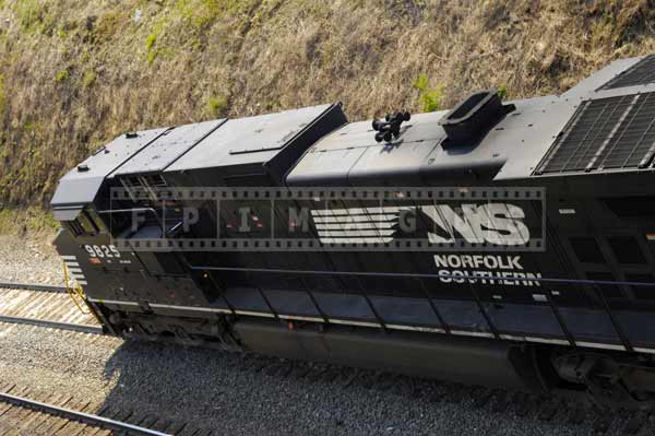 Black locomotive of NS railway 