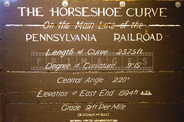 horseshoe curve pennsylvania industrial attractions, famous landmarks sign