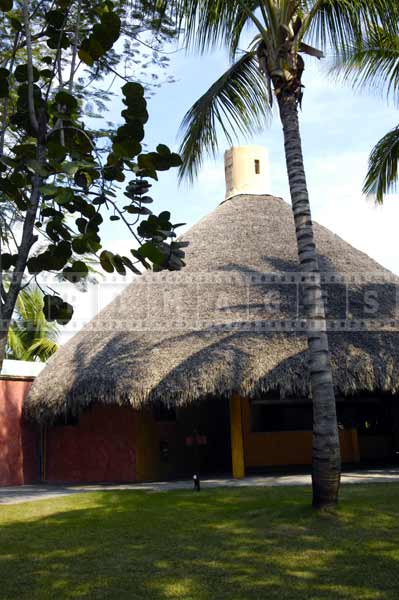 Tropical pictures of buildings, Dominican Republic