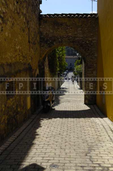 Canadel gate - great example of medieval streets, travel images