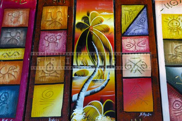 dominican republic caribbean gift ideas - bright paintings