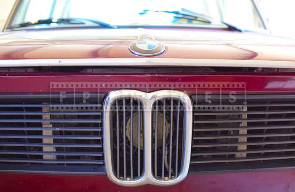 BMW 2002 old cars detail grille, automotive industrial design