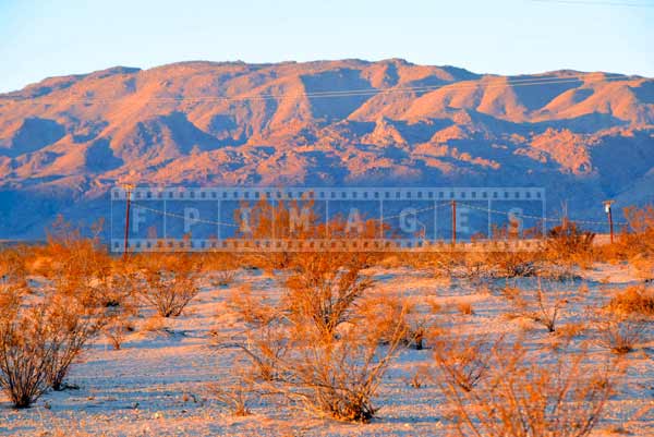 Mountains and desert landscape at sunrise, travel images