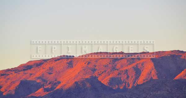 Desert mountains at sunrise show amazing texture and color, nature pictures